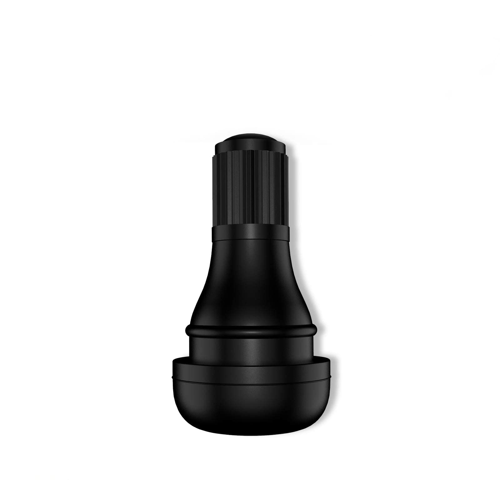 CKAuto Rubber Snap-in Short Black Tire Valve Stem for Tubeless Rim Holes on Standard Vehicle Tires