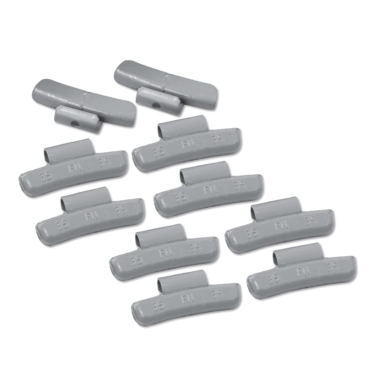 CKAuto FN Series Coated Lead Clip On Wheel Weights, 25pcs/Box