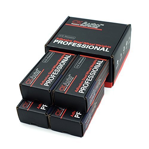 CKAuto 4 Boxes, 960Pcs, 0.25oz Adhesive Stick on Roll Wheel Weights, OE Quality