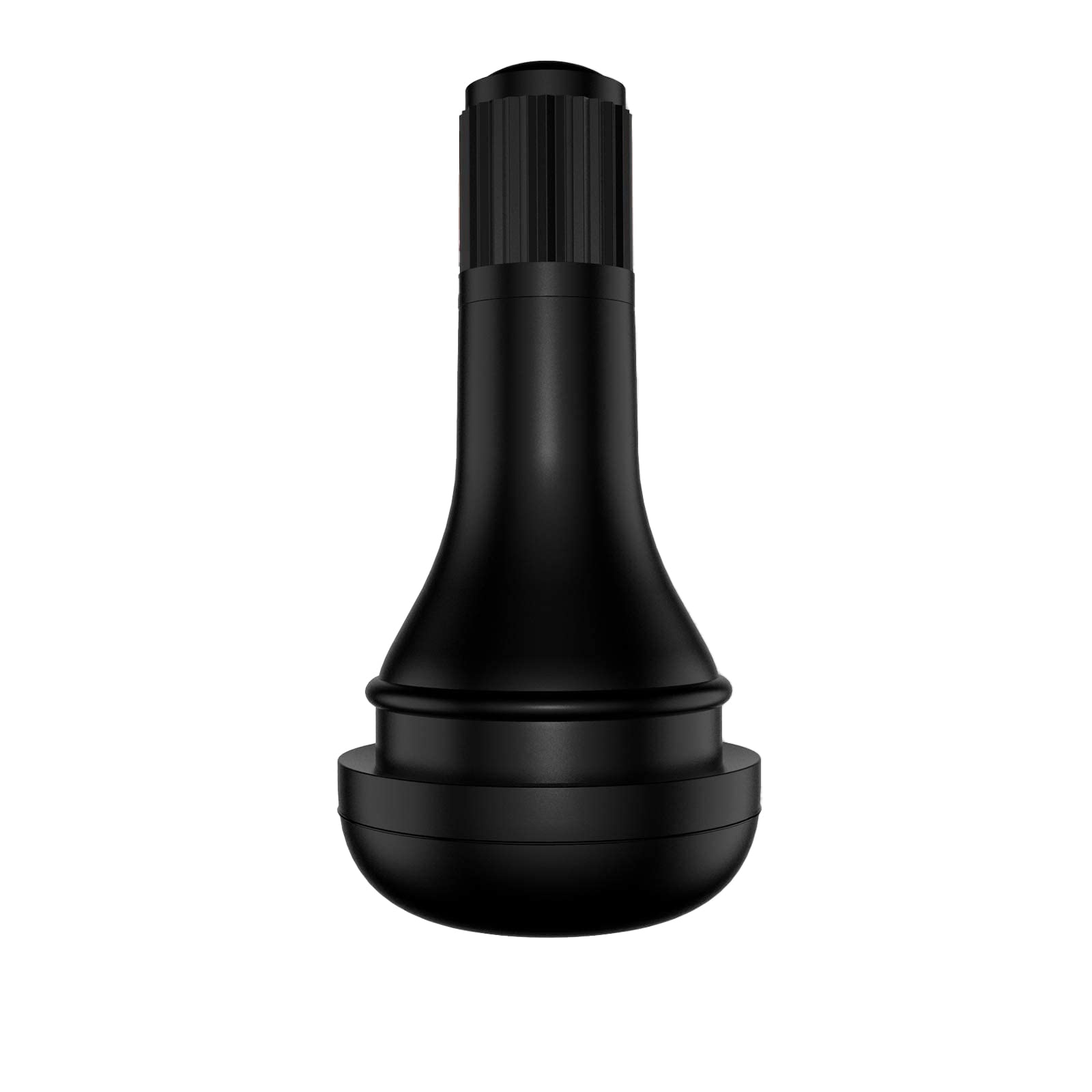 CKAuto Rubber Snap-in Short Black Tire Valve Stem for Tubeless Rim Holes on Standard Vehicle Tires