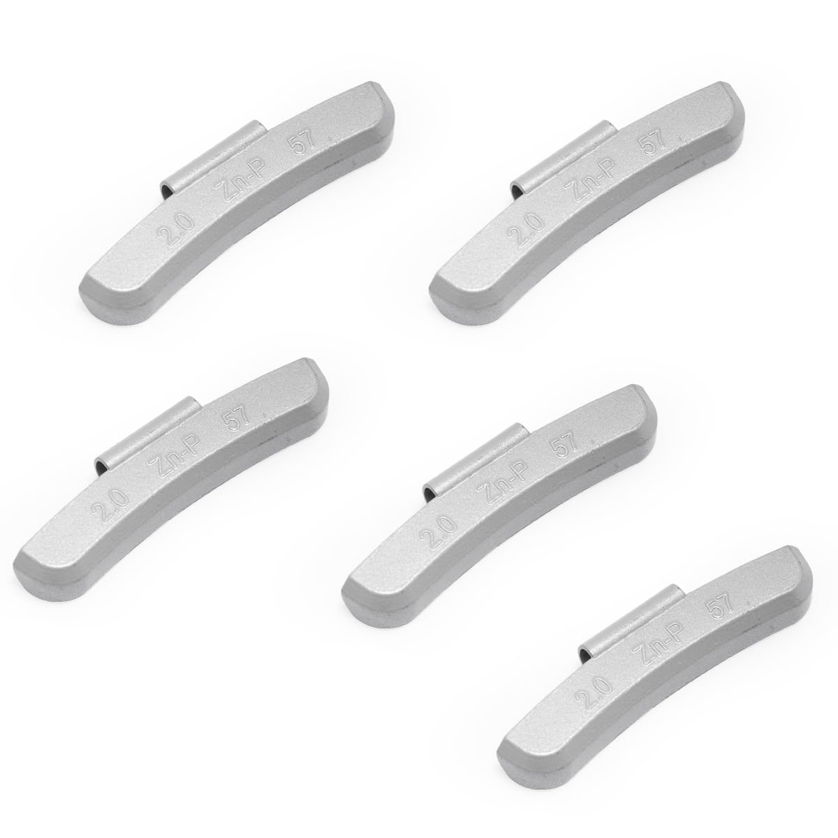 CKAuto P Series Zinc Clip on Wheel Weights Assortment, Fit for Steel Wheel