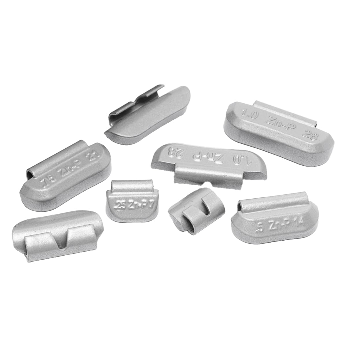 CKAuto P Series Zinc Clip on Wheel Weights Assortment, Fit for Steel Wheel