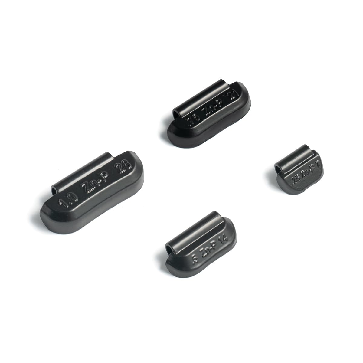 CKAuto P Series Zinc Clip on Wheel Weights Assortment, Fit for Steel Wheel