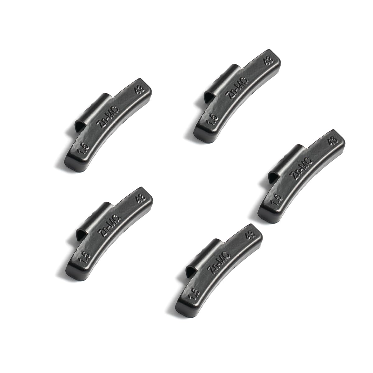 CKAuto MC Style Zinc Clip on Wheel Weights, Coated, suitable for Aluminum Rims