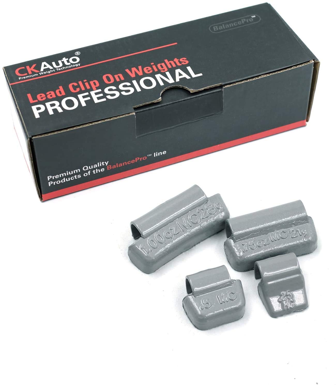 CKAuto MC-Series Coated Lead Clip on Wheel Weight Assortments