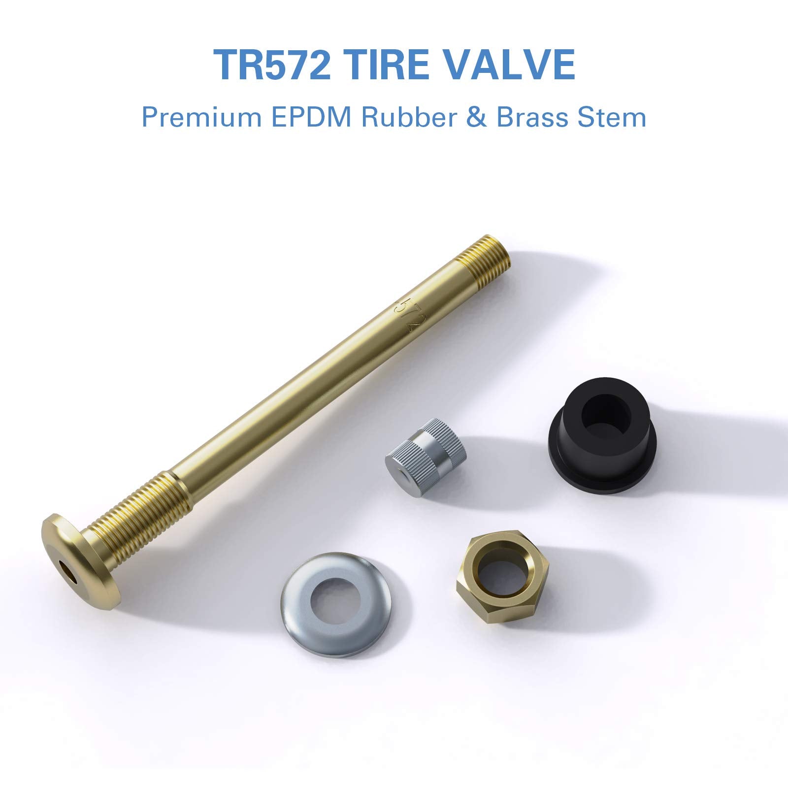 CKAuto Brass Commercial Valve Stems for Rim Φ.625"