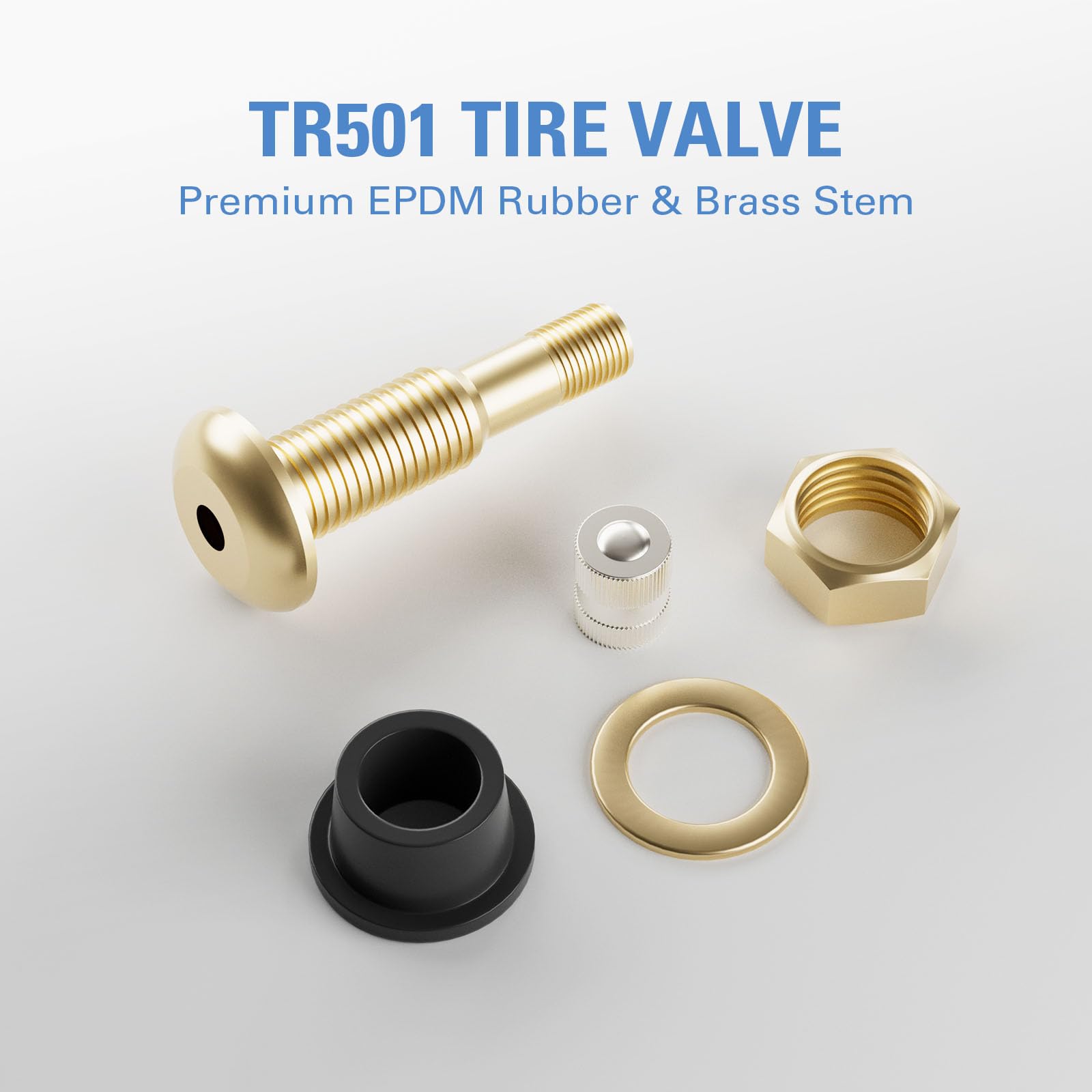 CKAuto Brass Commercial Valve Stems for Rim Φ.625"