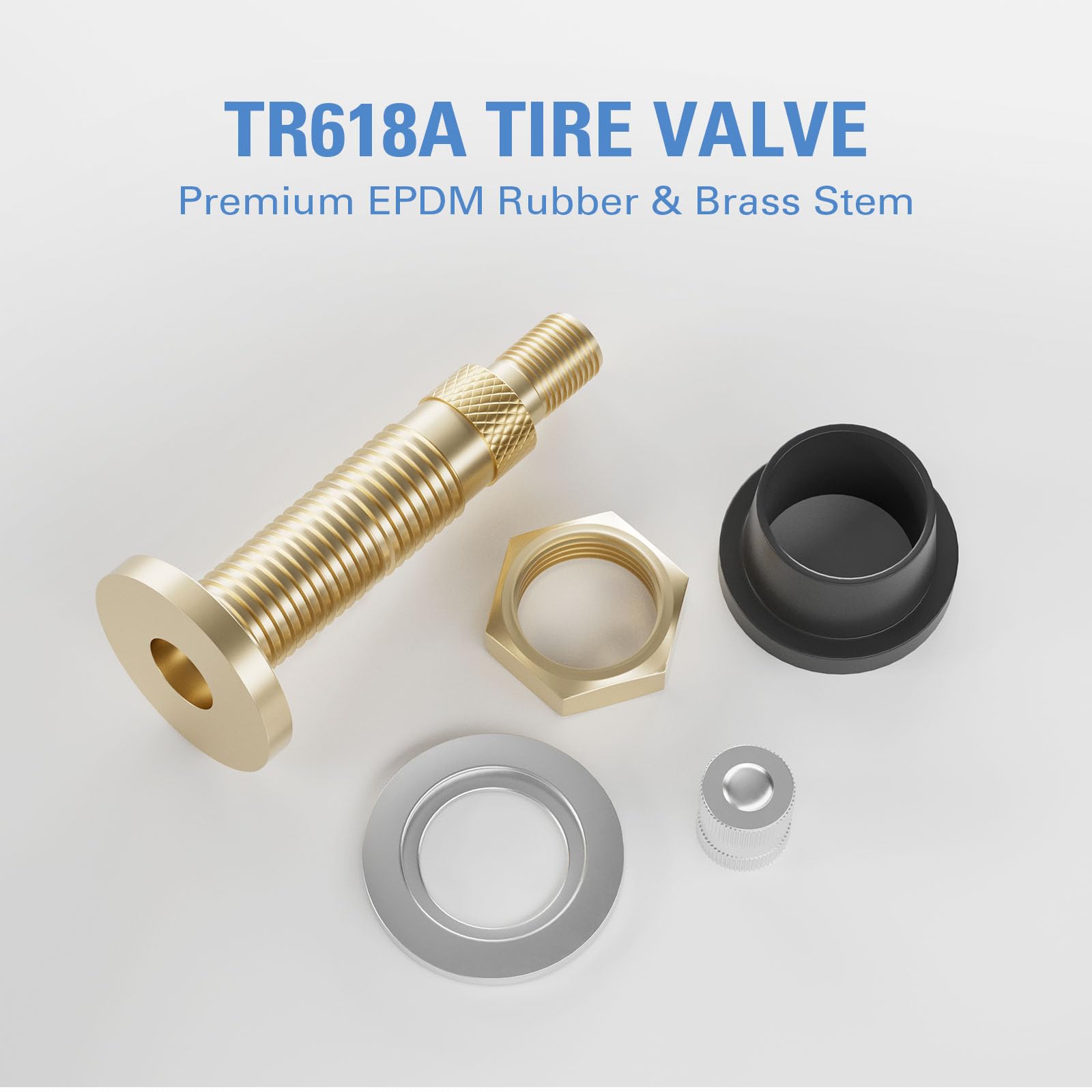 CKAuto Brass Commercial Valve Stems for Rim Φ.625"