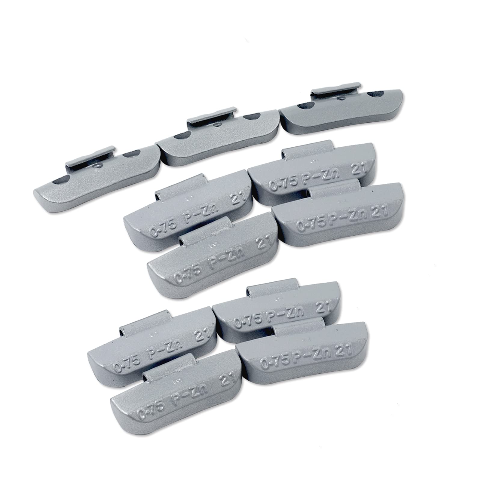CKAuto P Series Zinc Clip on Wheel Weights Assortment, Fit for Steel Wheel