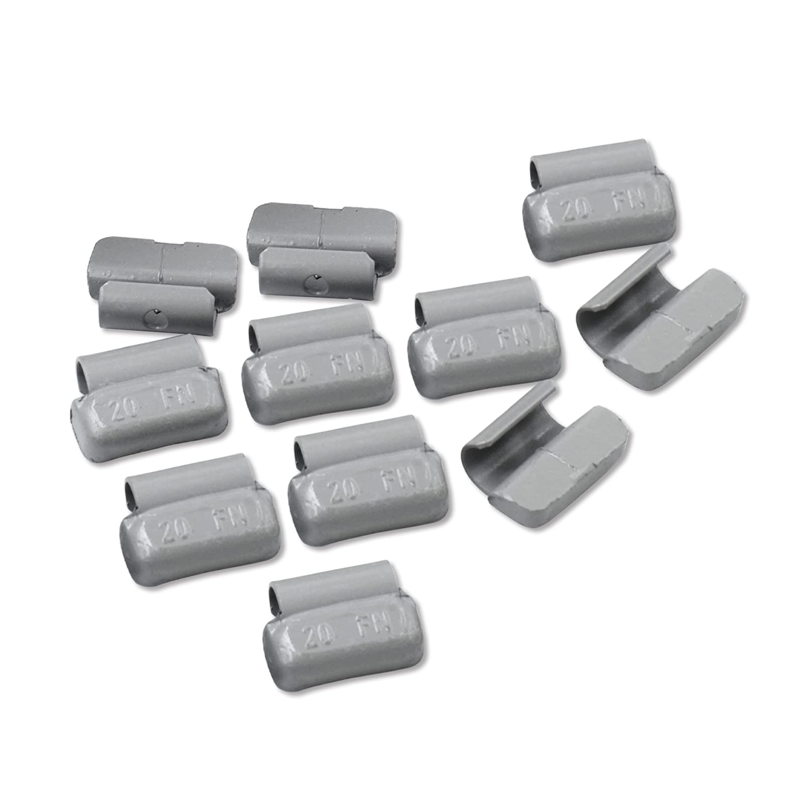 CKAuto FN Series Coated Lead Clip On Wheel Weights, 25pcs/Box