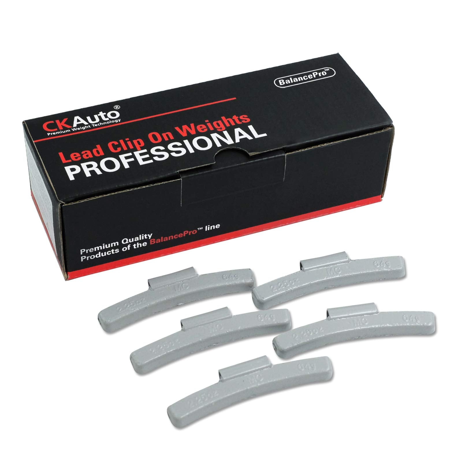 CKAuto MC-Series Coated Lead Clip on Wheel Weight Assortments
