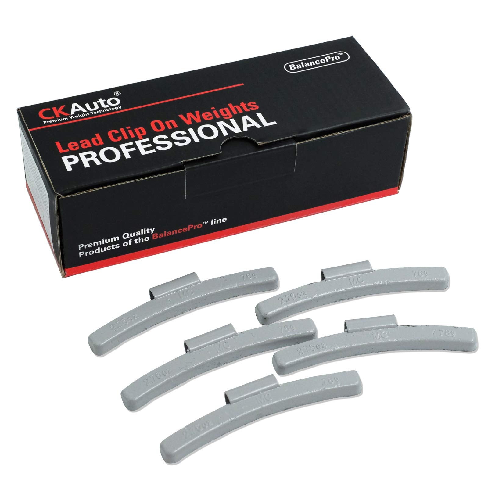 CKAuto MC-Series Coated Lead Clip on Wheel Weight Assortments