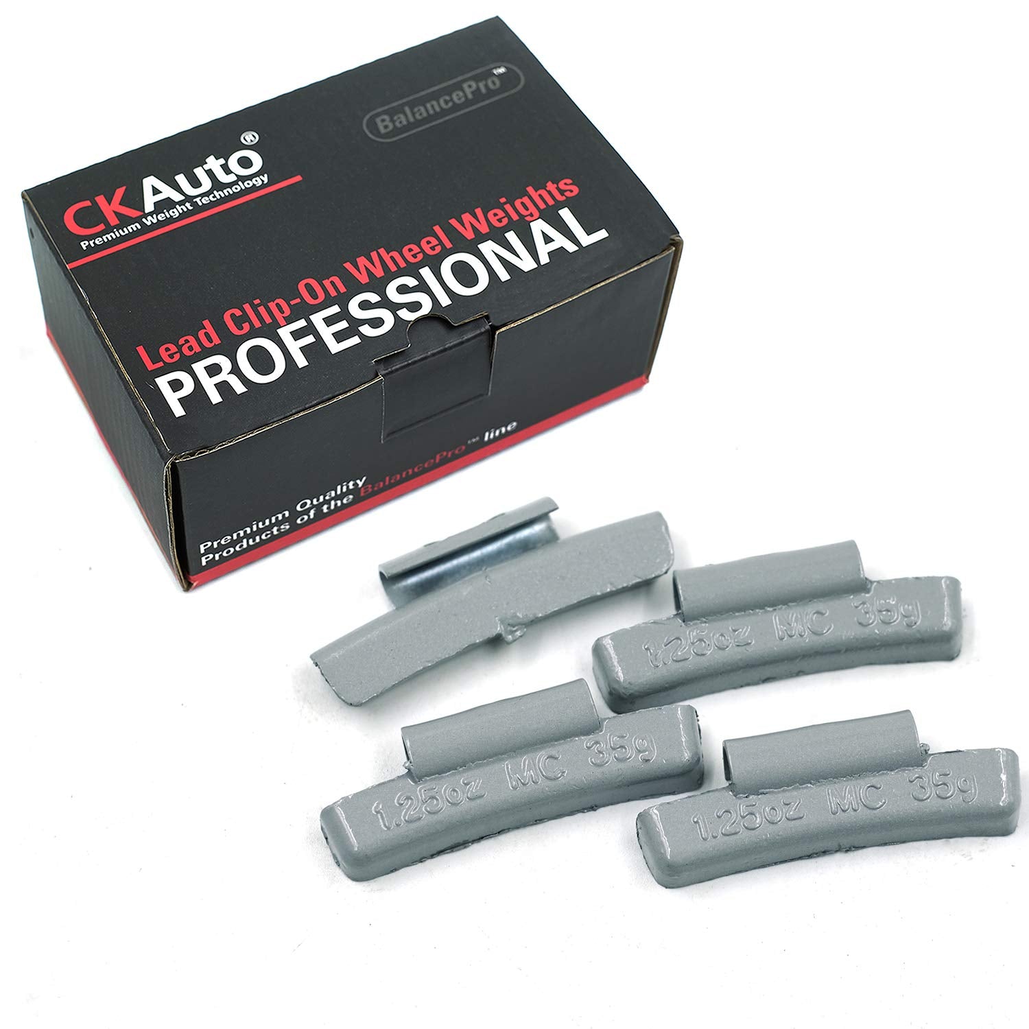 CKAuto MC-Series Coated Lead Clip on Wheel Weight Assortments