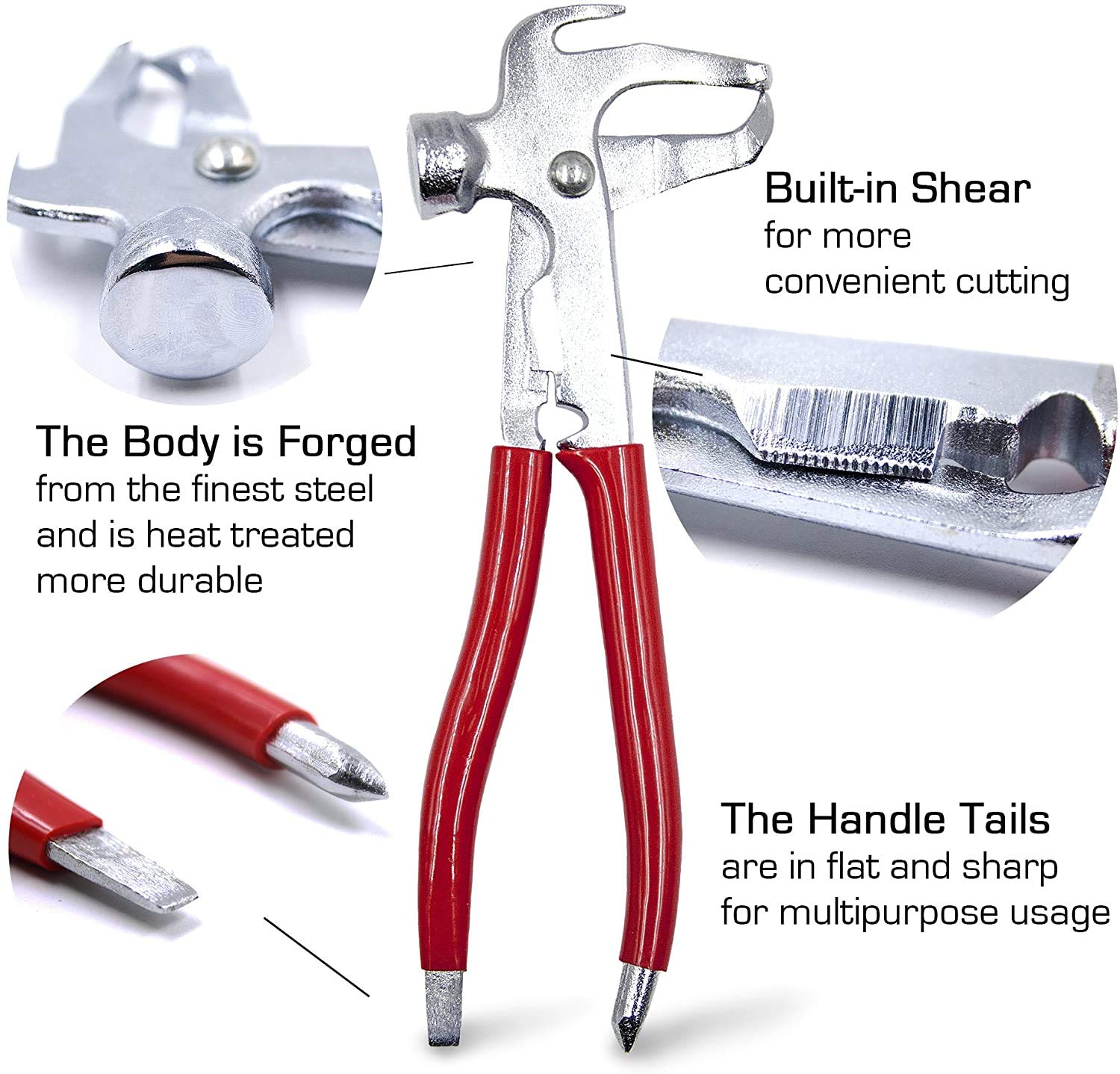 CKAuto Wheel Balancing Weight Plier Hammer Tool, Wheel Weights Clip On