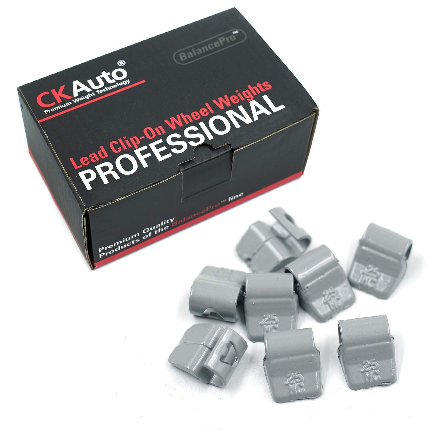 CKAuto MC-Series Coated Lead Clip on Wheel Weight Assortments