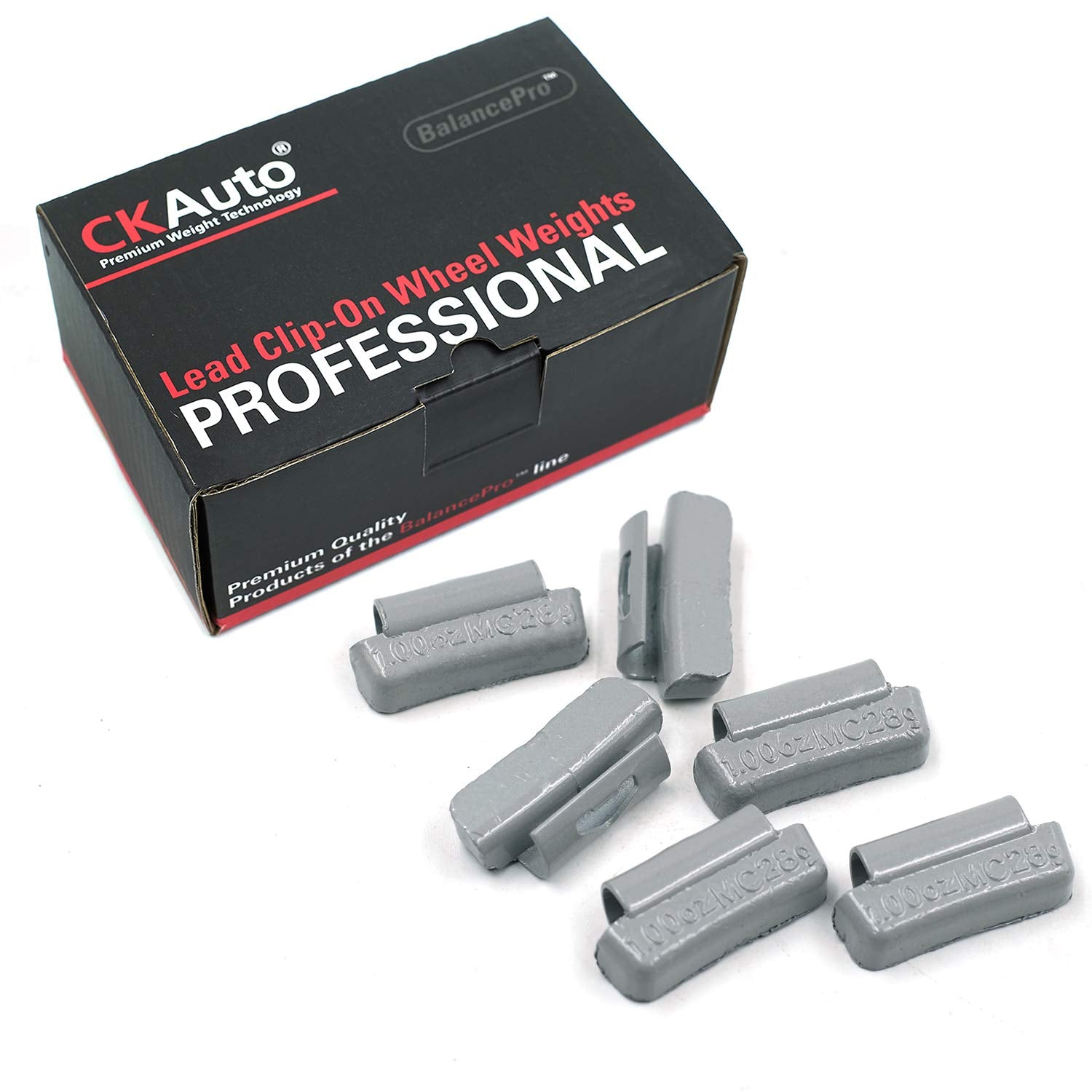 CKAuto MC-Series Coated Lead Clip on Wheel Weight Assortments