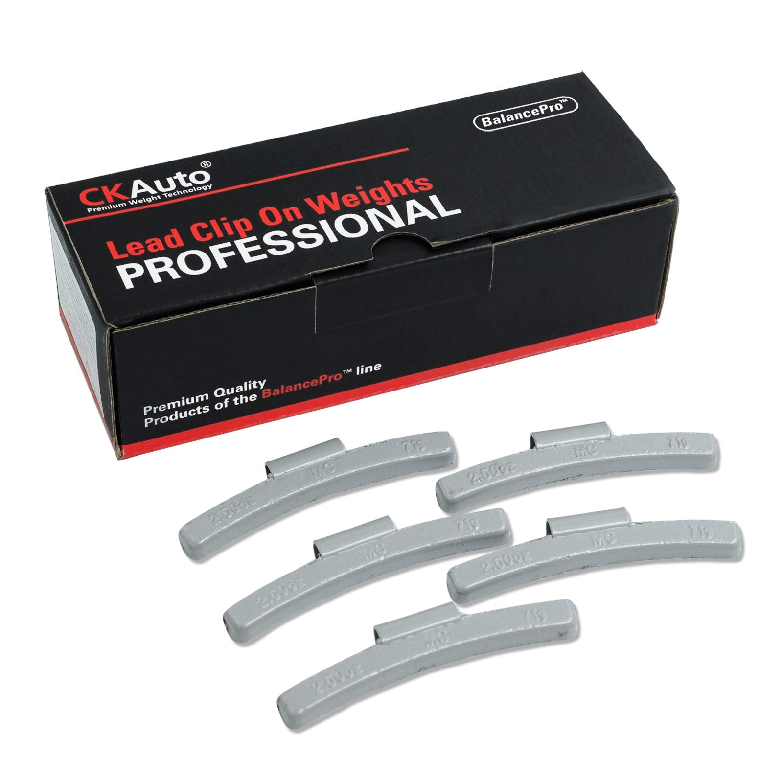 CKAuto MC-Series Coated Lead Clip on Wheel Weight Assortments