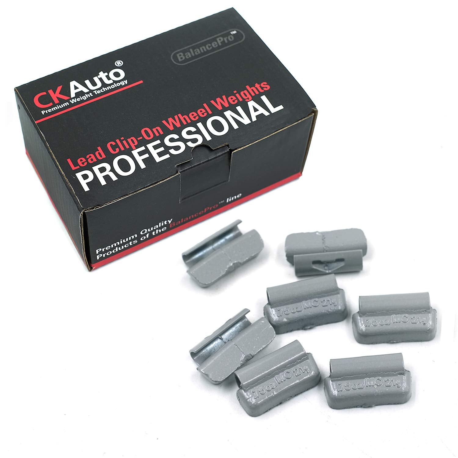 CKAuto MC-Series Coated Lead Clip on Wheel Weight Assortments