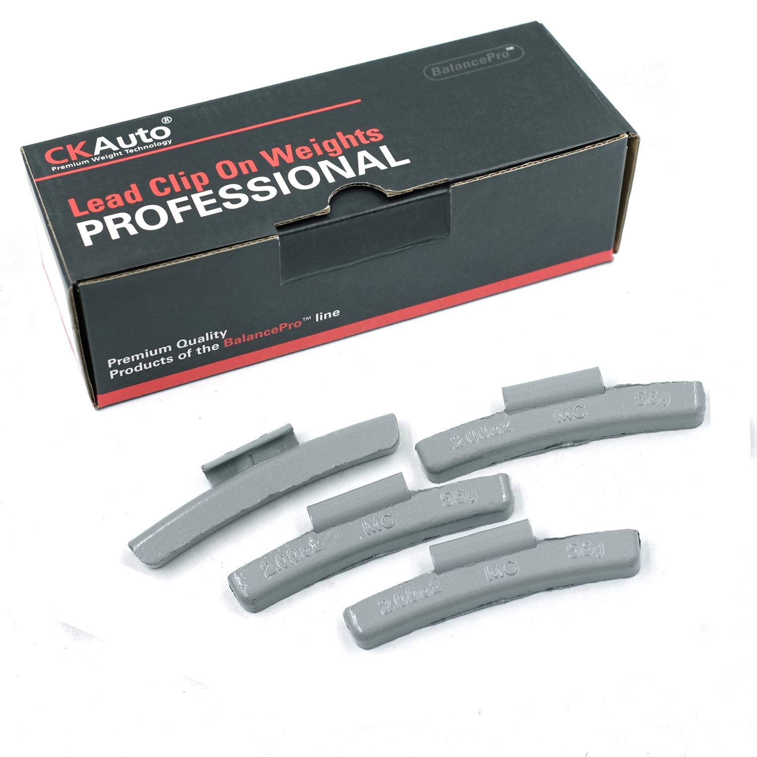 CKAuto MC-Series Coated Lead Clip on Wheel Weight Assortments