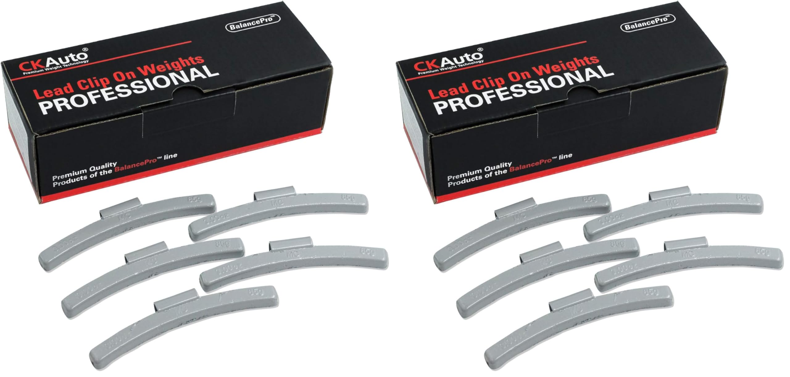 CKAuto MC-Series Coated Lead Clip on Wheel Weight Assortments