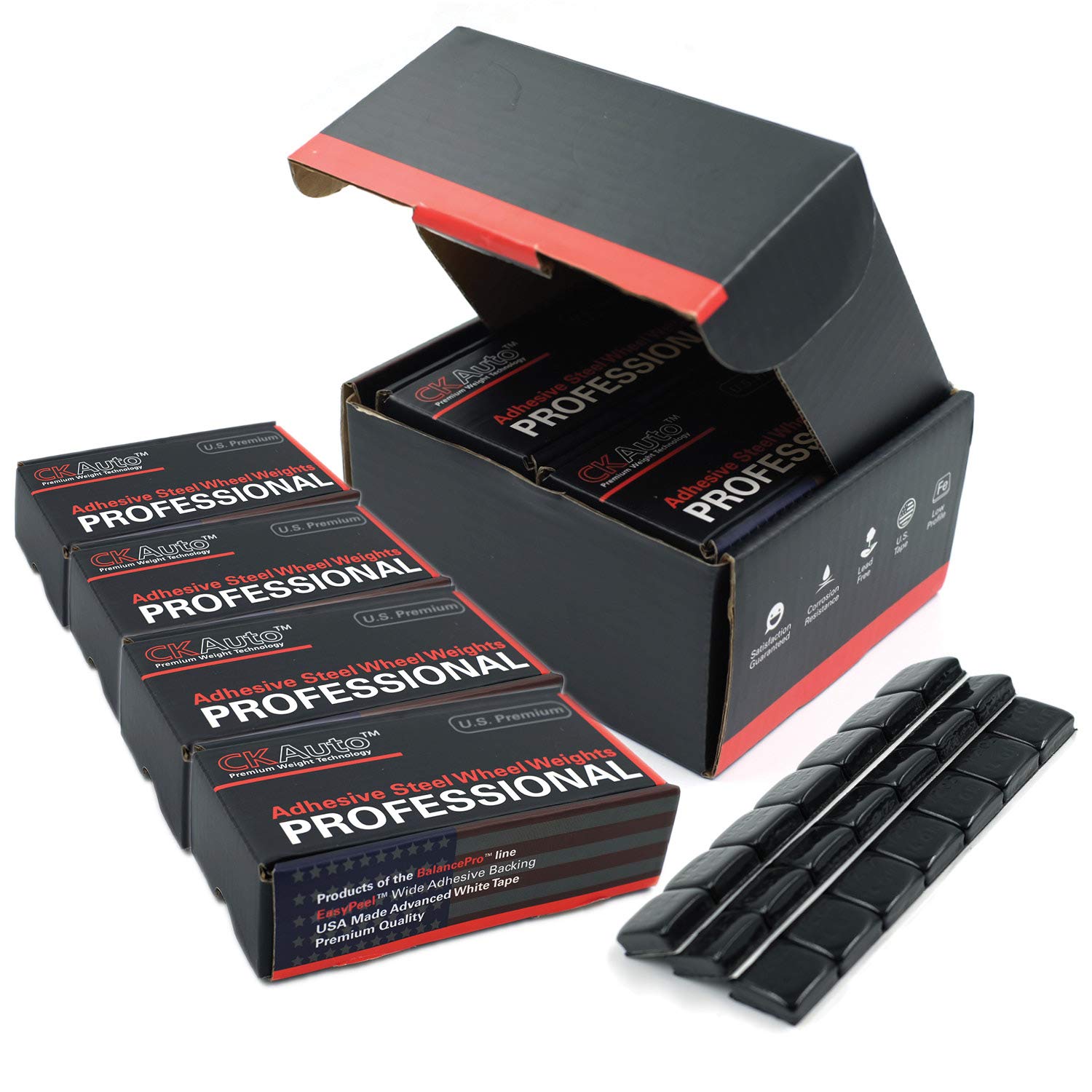 CKAuto 1/2oz, 0.5oz Adhesive Stick On Wheel Weights, OE Quality