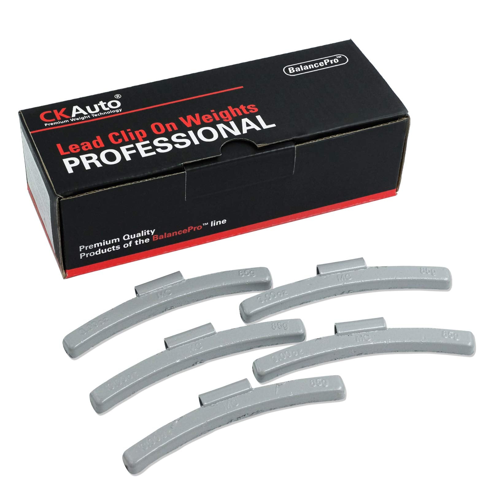 CKAuto MC-Series Coated Lead Clip on Wheel Weight Assortments